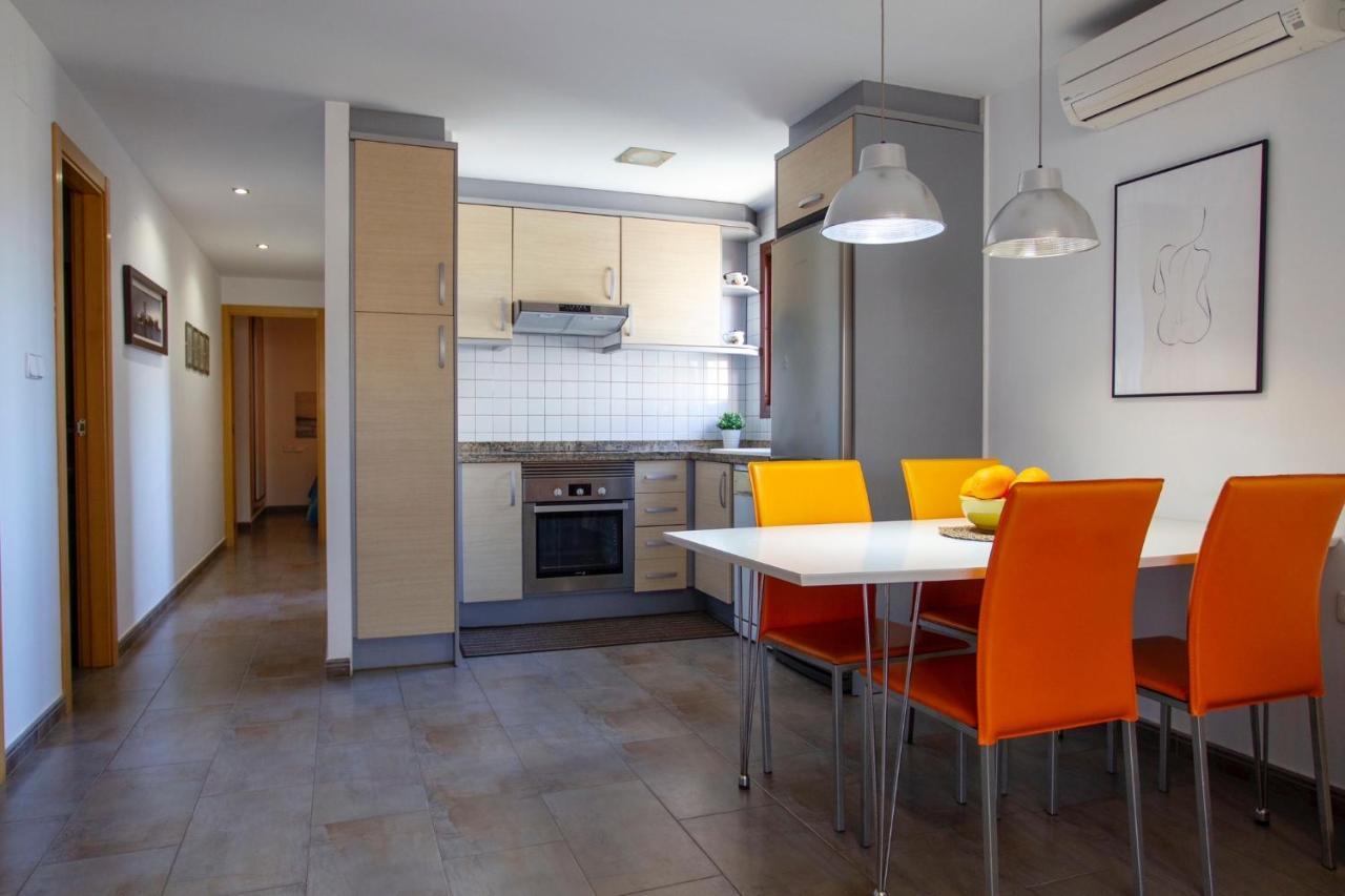 Apartamento A 50 Metros De La Playa, Luminoso Y Acogedor Oliva Esterno foto